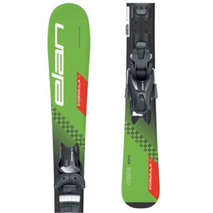 Elan FORMULA S QS + EL 7.5 Juniorské sjezdové lyže, zelená, veľkosť 130