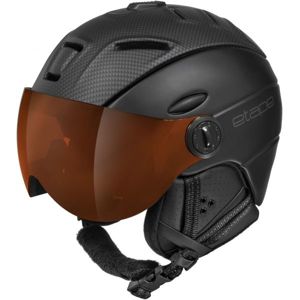 Etape COMP PRO Unisex lyžařská přilba s visorem, černá, veľkosť (55 - 58)