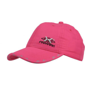 Finmark FNKC739 Letní dětská baseballová čepice, růžová, velikost UNI