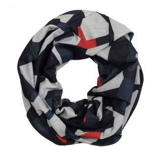 Finmark Multifunkční šátek Multifunkční šátek, Tmavě modrá,Šedá,Červená, velikost