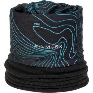 Finmark FSW-219 Multifunkční šátek s fleecem, černá, velikost UNI