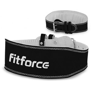 Fitforce POSILOVACÍ OPASEK Fitness opasek, Černá,Bílá, velikost M