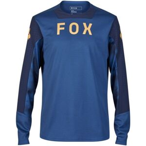 Fox DEFEND LS Pánský dres na kolo, modrá, velikost
