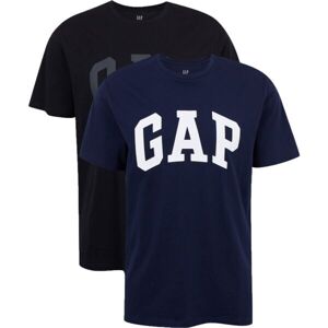 GAP BASIC LOGO PACK Pánské tričko, tmavě modrá, veľkosť M