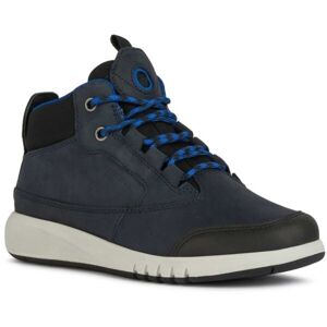 Geox J AERANTER B. Chlapecké kotníkové boty, tmavě modrá, velikost 35