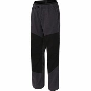 Hannah GUINES JR Dětské outdoorové kalhoty, tmavě šedá, veľkosť 164