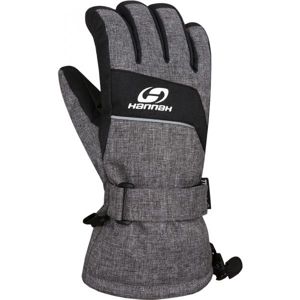 Hannah RAFFY Pánské lyžařské rukavice, šedá, veľkosť XL