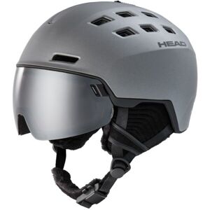 Head RADAR 5K + SL Lyžařská helma, šedá, velikost