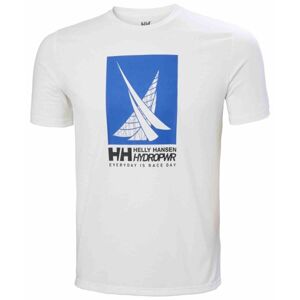 Helly Hansen HP RACE GRAPHIC Pánské triko, bílá, velikost