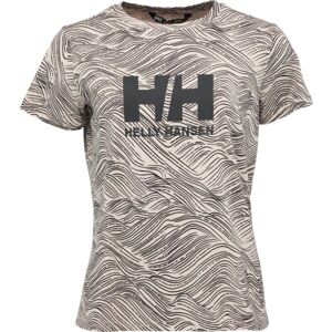 Helly Hansen LOGO T-SHIRT GRAPHIC W Dámské triko, šedá, velikost