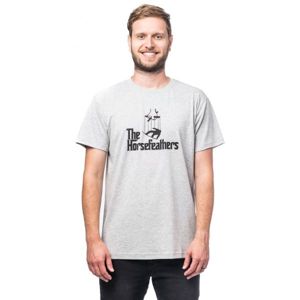 Horsefeathers OMERTA T-SHIRT Pánské tričko, Šedá,Černá, velikost M