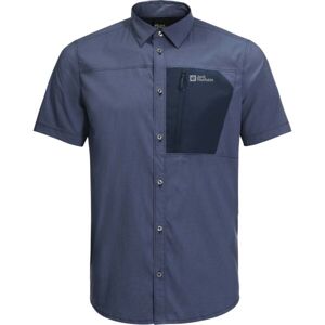Jack Wolfskin KENOVO II M Pánská košile, modrá, velikost XL
