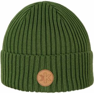 Kama MERINO A170 Dámská zimní čepice, tmavě zelená, velikost UNI