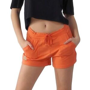 Kappa LOGO CABER Dámské šortky, oranžová, velikost M