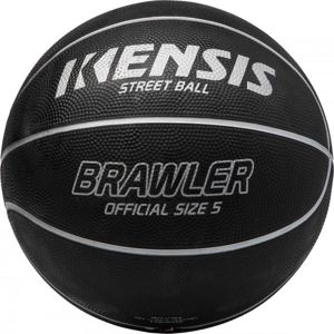 Kensis BRAWLER5 Basketbalový míč, černá, velikost 5