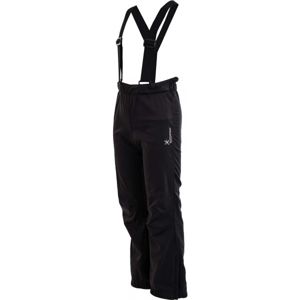 Klimatex AGNETE Dětské softshellové kalhoty, černá, velikost 146