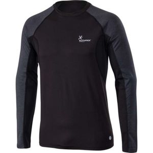 Klimatex SVEN Pánské běžecké tričko s dlouhým rukávem, černá, velikost XXL