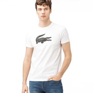 Lacoste MAN T-SHIRT bílá S - Pánské tričko