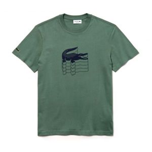 Lacoste MAN T-SHIRT šedá S - Pánské tričko