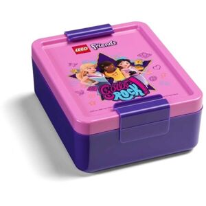 LEGO Storage BOX FRIENDS GIRLS ROCK Box na svačinu, fialová, velikost