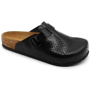 LEONS LEO Pánské pantofle, černá, velikost 45
