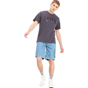 Levi's RELAXED GRAPHIC TEE fialová L - Pánské tričko