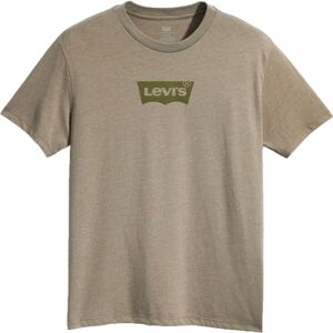 Levi's GRAPHIC CREWNECK Pánské tričko, khaki, veľkosť S