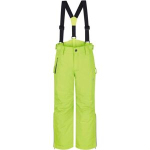 Loap CUBIS Dětské lyžařské kalhoty, světle zelená, veľkosť 112-116