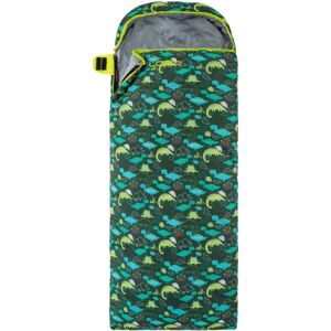 Loap FIEMME DINOS Dětský dekový spací pytel, zelená, veľkosť 160 cm - levý zip