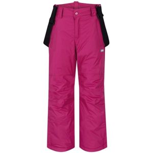 Loap FIDOR růžová 134 - Dětské zimní kalhoty