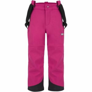 Loap LEWRY růžová 134-140 - Dětské softshellové kalhoty