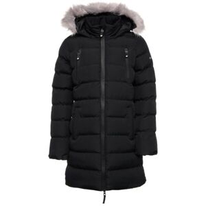 Lotto LORNIE JACKET Dívčí prošívaný zimní kabát, černá, veľkosť 152-158
