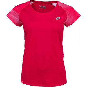Lotto DARLA Dámské sportovní tričko, červená, velikost L