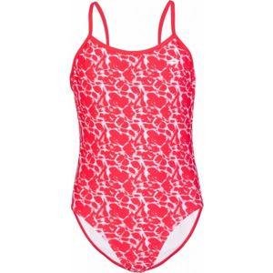Lotto VILA Dívčí jednodílné plavky, Červená,Bílá, velikost