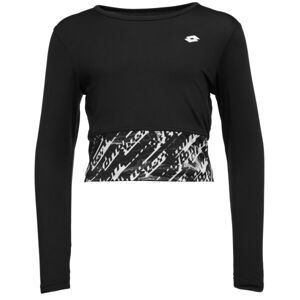 Lotto TALU Dívčí sportovní triko, černá, velikost 164-170