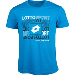 Lotto TEE SUPRA JS Pánské tričko, Modrá,Černá,Bílá, velikost