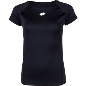 Lotto VABENE W III TEE Dámské fitness tričko, Černá,Bílá, velikost
