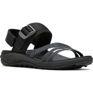Merrell DISTRICT 4 BACKSTRAP Dámské outdoorové sandály, černá, velikost 38
