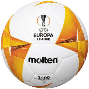 Molten UEFA EUROPA LEAGUE 3400 Fotbalový míč, Oranžová,Bílá,Černá, velikost