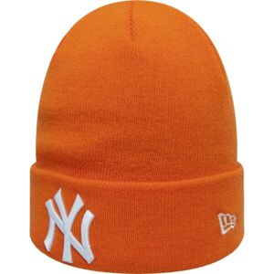 New Era MLB LEAGUE ESSENTIAL CUFF KNIT NEW YORK YANKEES Dětská zimní čepice, oranžová, velikost CHILD