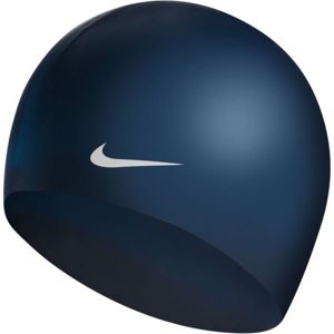 Nike SOLID SILICONE tmavě modrá NS - Plavecká čepice