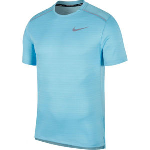Nike DRY MILER TOP SS M modrá XL - Pánské běžecké tričko