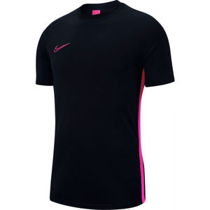 Nike DRY ACDMY TOP SS M Pánské fotbalové tričko, Černá,Růžová, velikost
