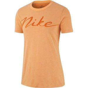 Nike DRY TEE DFC XDYE oranžová L - Dámské tričko