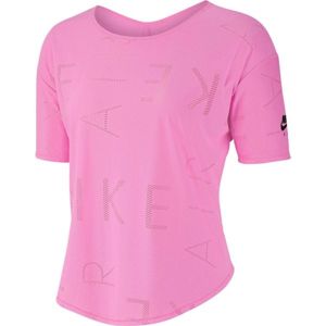 Nike SS TOP AIR růžová S - Dámské tričko