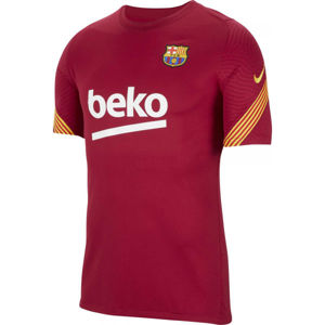 Nike BARCELONA STRIKE Pánské fotbalové tričko, vínová, veľkosť XL