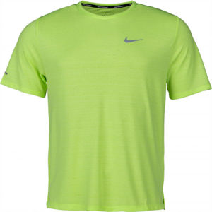 Nike DRI-FIT MILER Pánské běžecké tričko, zelená, velikost S