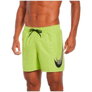Nike LIQUIFY SWOOSH Pánské plavecké šortky, světle zelená, velikost XL