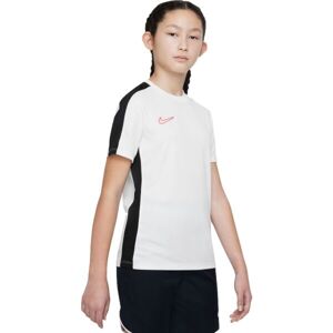 Nike DRI-FIT ACADEMY23 Dětské fotbalové tričko, bílá, veľkosť M