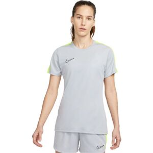 Nike DRI-FIT ACADEMY23 Dámské tréninkové tričko, šedá, veľkosť S